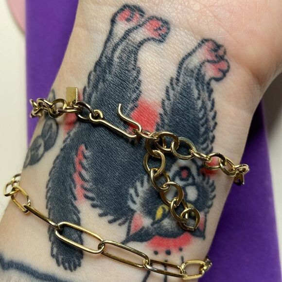 💛 Vintage Gold Plated Sarah Coventry Cable Bracelet - Picture 4 of 6